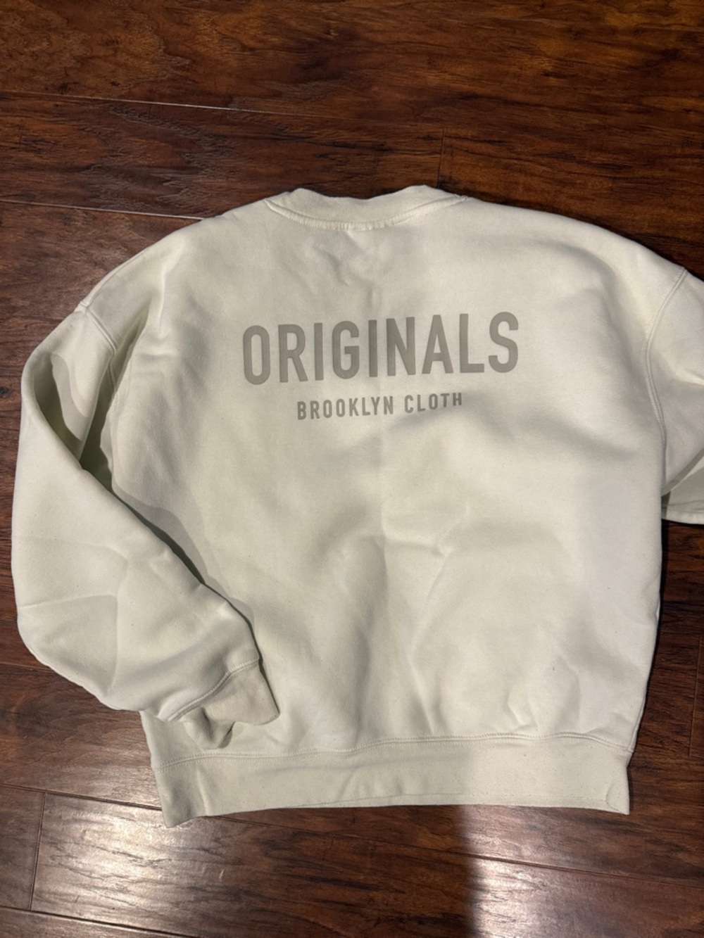 Men’s Crewneck Sweatshirt in Off-White - Picture 5 of 5
